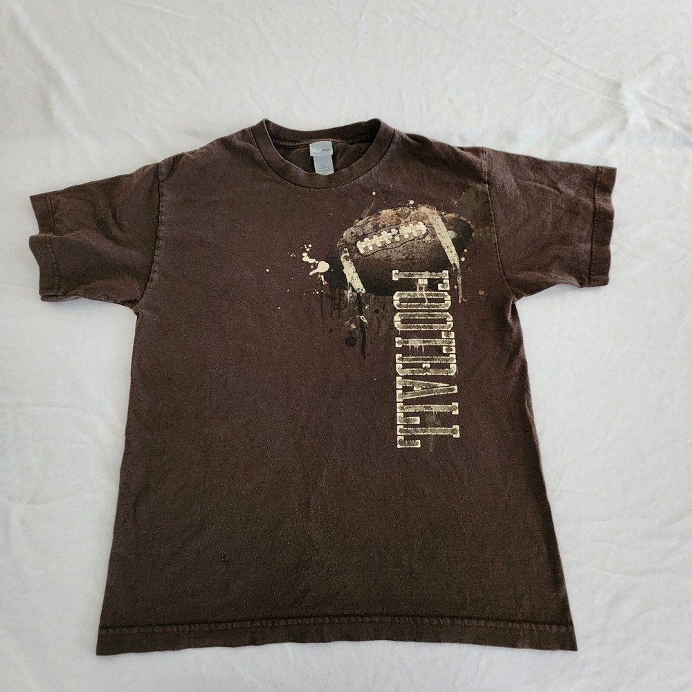 Champion Brown Football T-Shirt Boys XL
